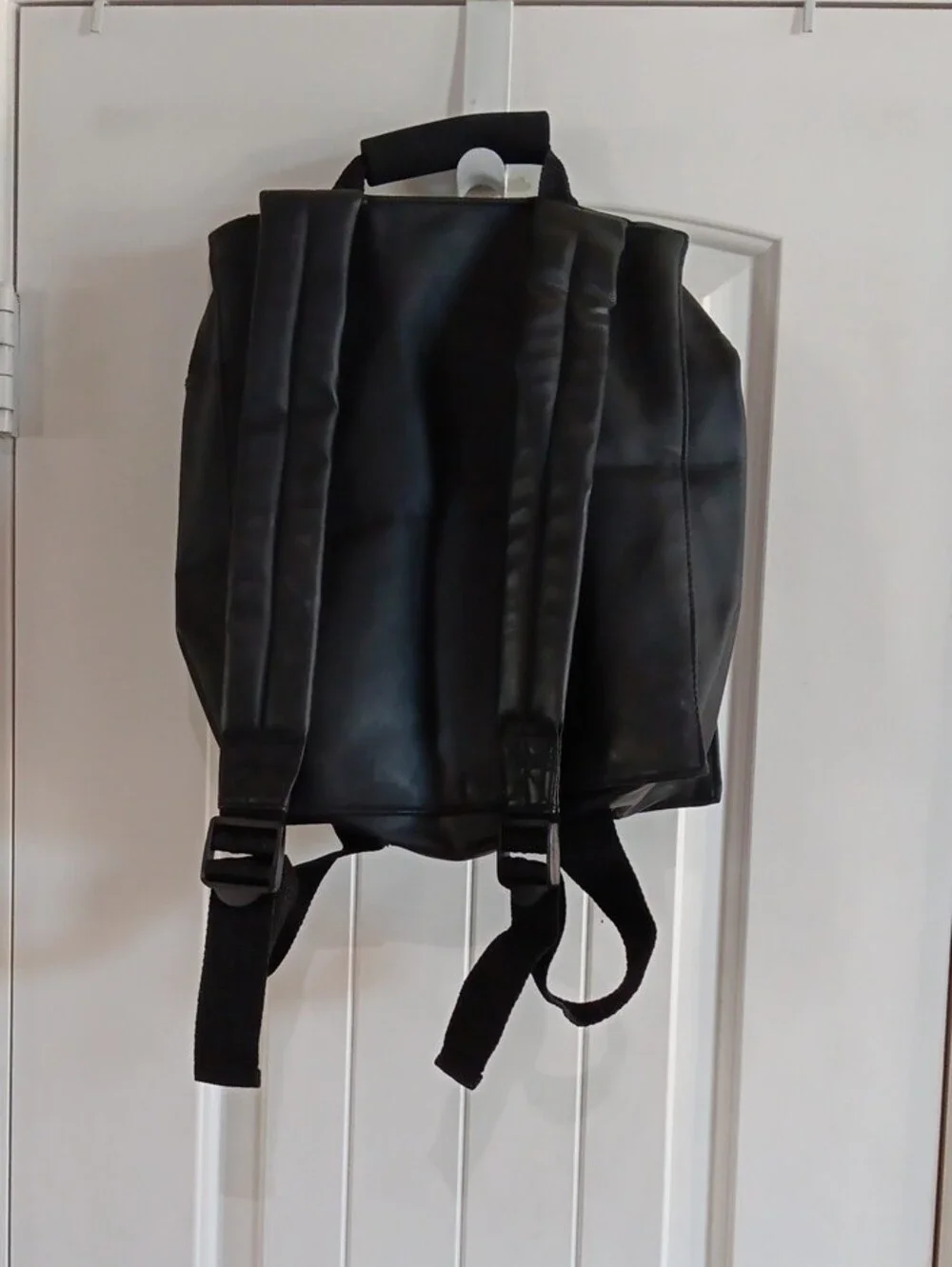 Johnnie Walker Black Waterproof Rubber Backpack Rucksack Minimalist Techwear